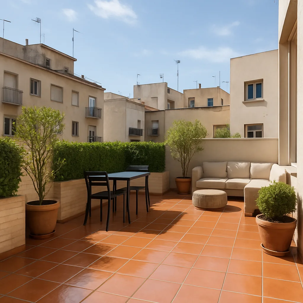 Après — Terrasse de copropriété