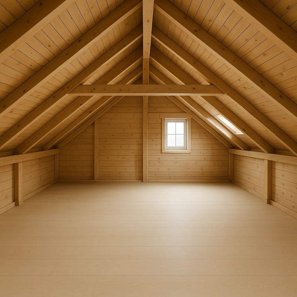 Après — Combles d'immeuble résidentiel