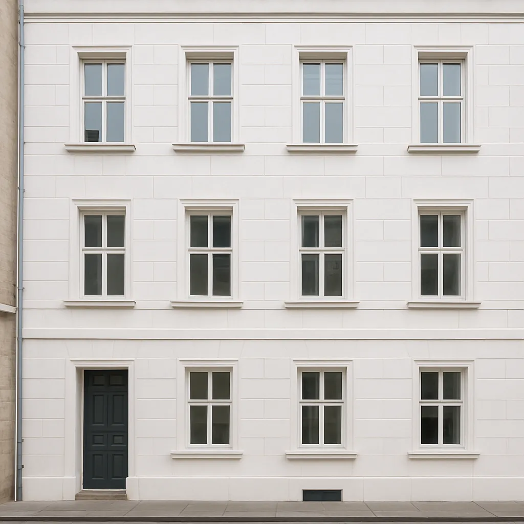 Après — Façade de bâtiment professionnel