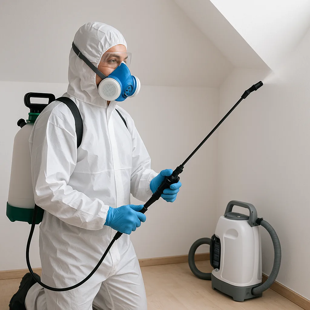Désinfection de surfaces contaminées