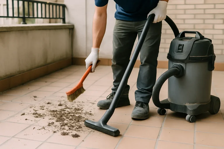 Assainissement Post-Pigeon : Quand la Terrasse Devient un Défi Sanitaire