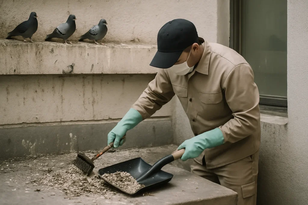 Stress et Santé Mentale : Vivre Près d'une Colonisation de Pigeons