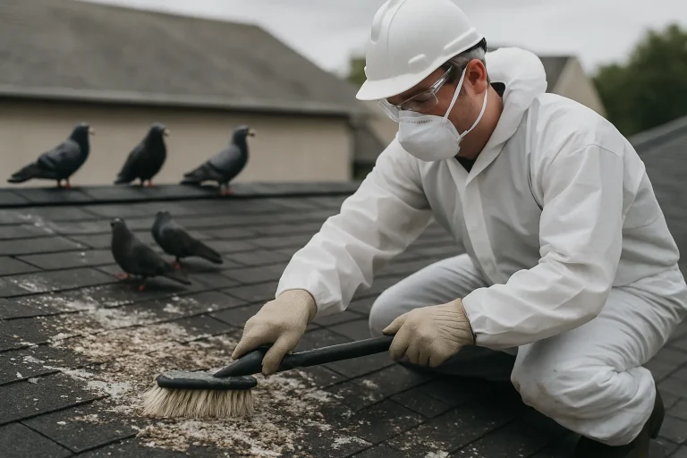 Urgence Sanitaire : Quand Les Pigeons Transformant Votre Toit en Zone à Risques